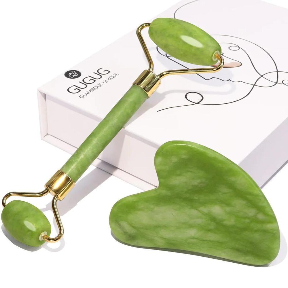 Jade Roller with Gua Sha - 2 in 1