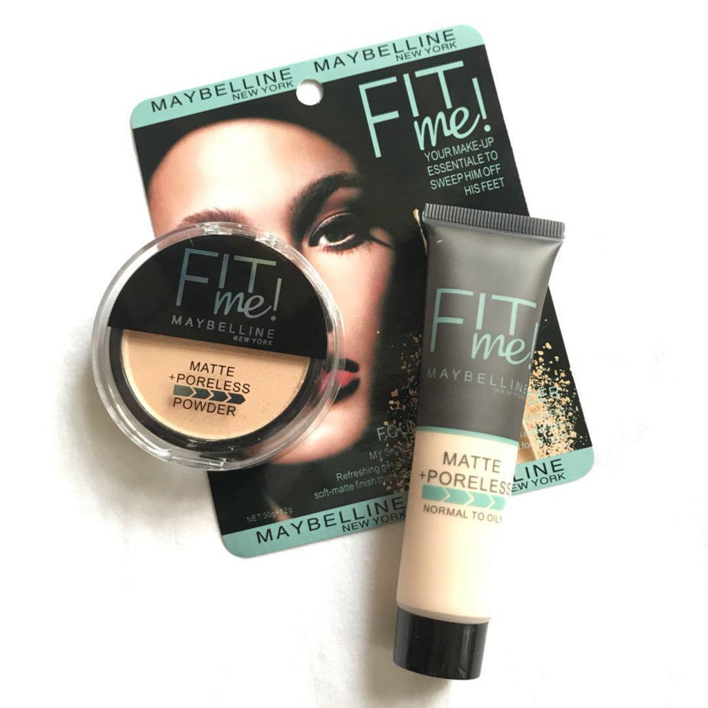 2 in 1 Makeup Deal : Compact Face powder & Foundation Set